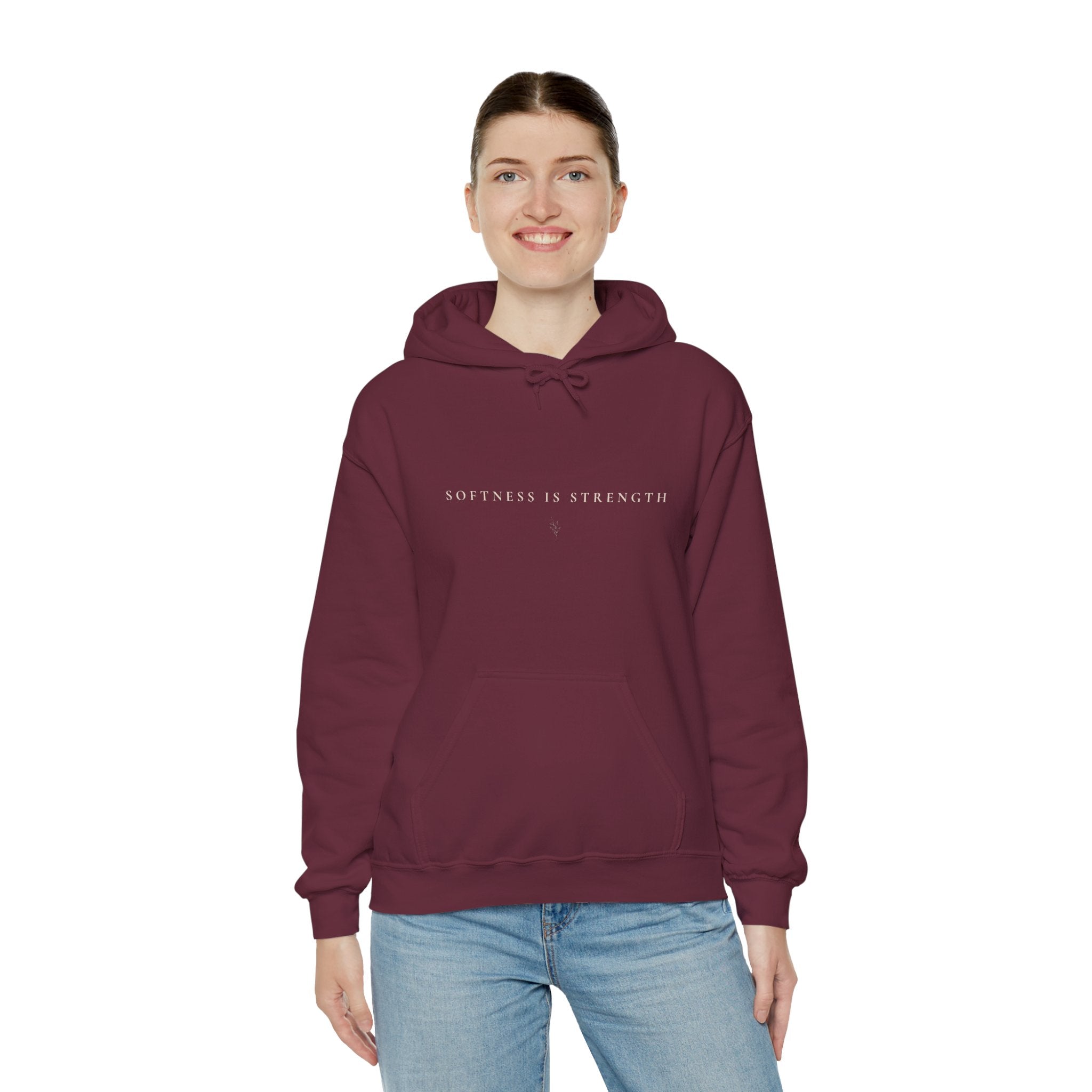 Softness Is Strength Hoodie — Veloura
