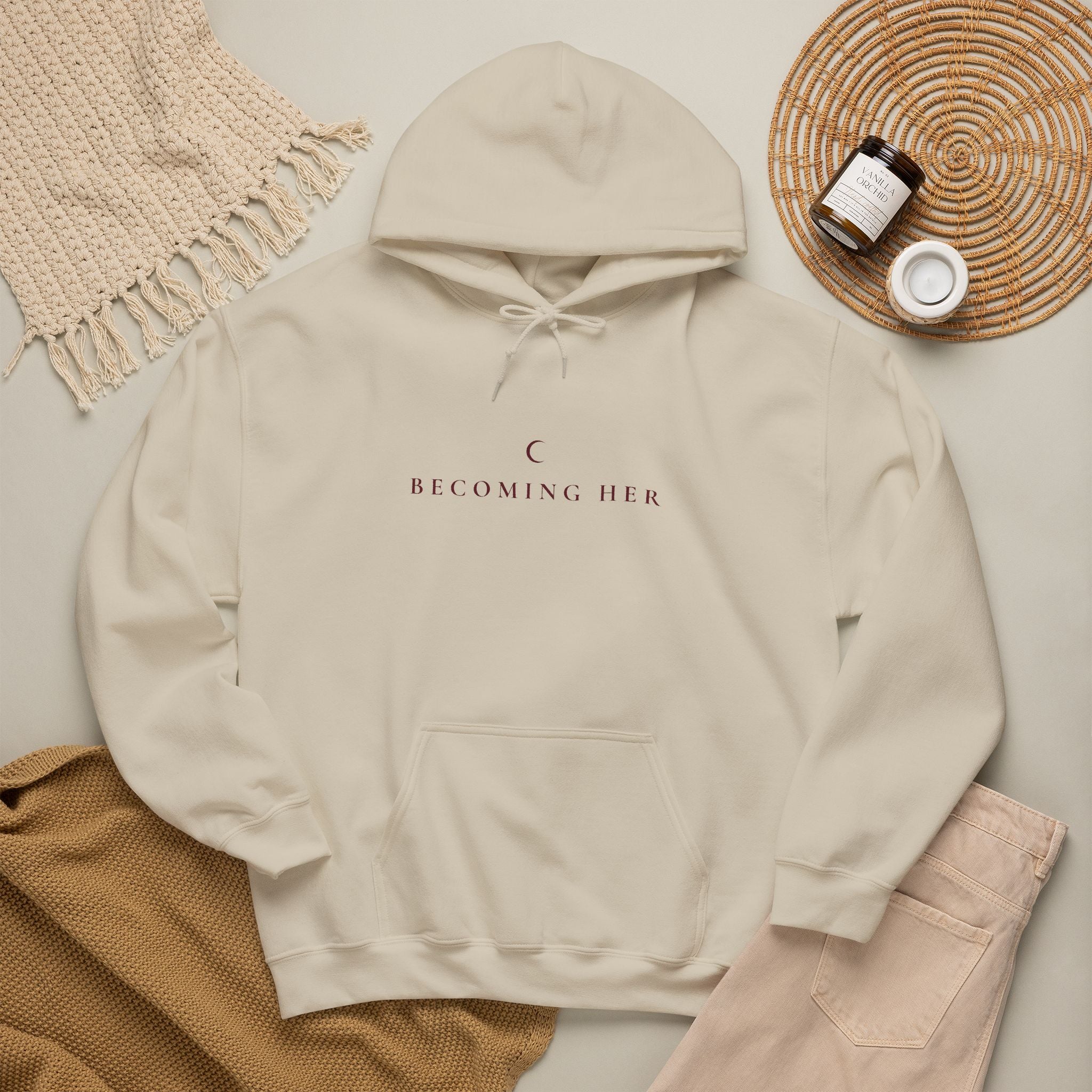 Becoming Her Hoodie — Veloura