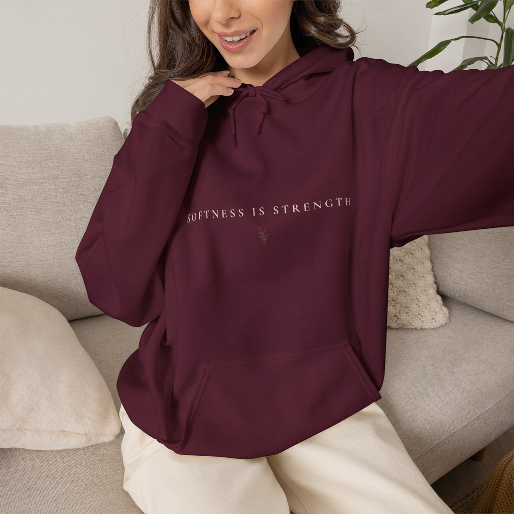 Softness Is Strength Hoodie — Veloura